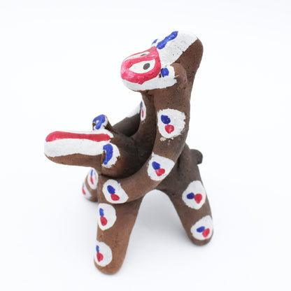 Clay Doll Dog and Monkey 609