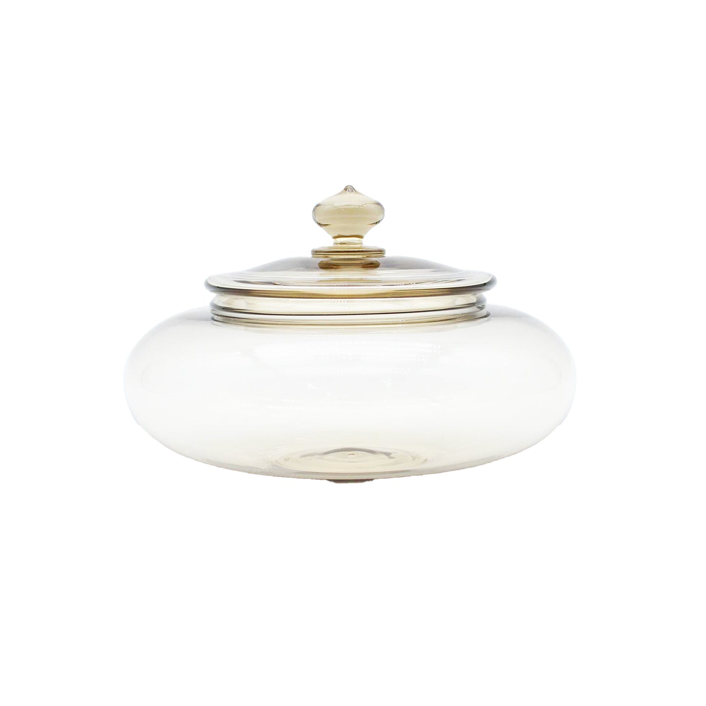 Lidded Bowl Amber_Taku Eiki