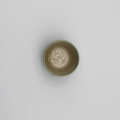 Oribe Glaze Faceted Cup 57A_Michikazu Sakai
