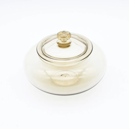 Lidded Bowl Amber_Taku Eiki