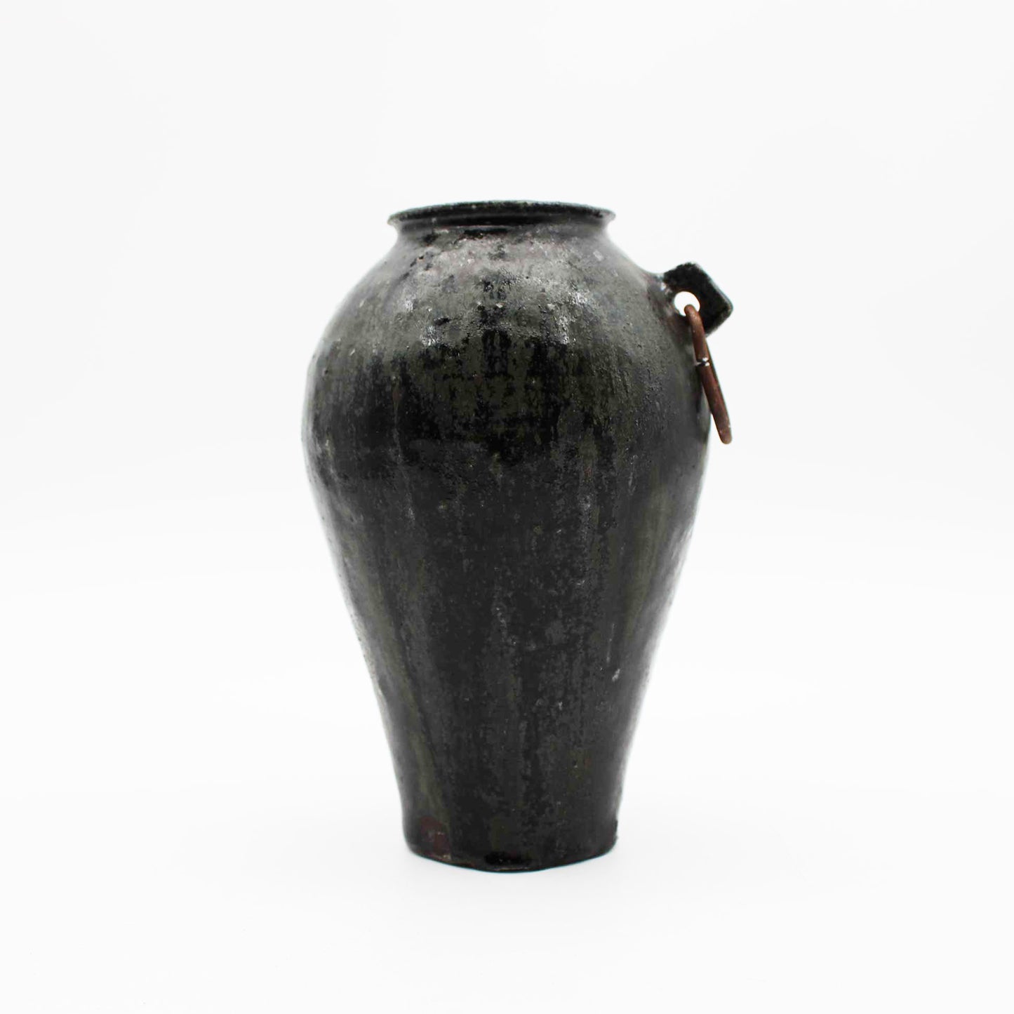 Vase Black Glaze C 604_Toru Hatta
