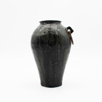 Vase Black Glaze C 604_Toru Hatta
