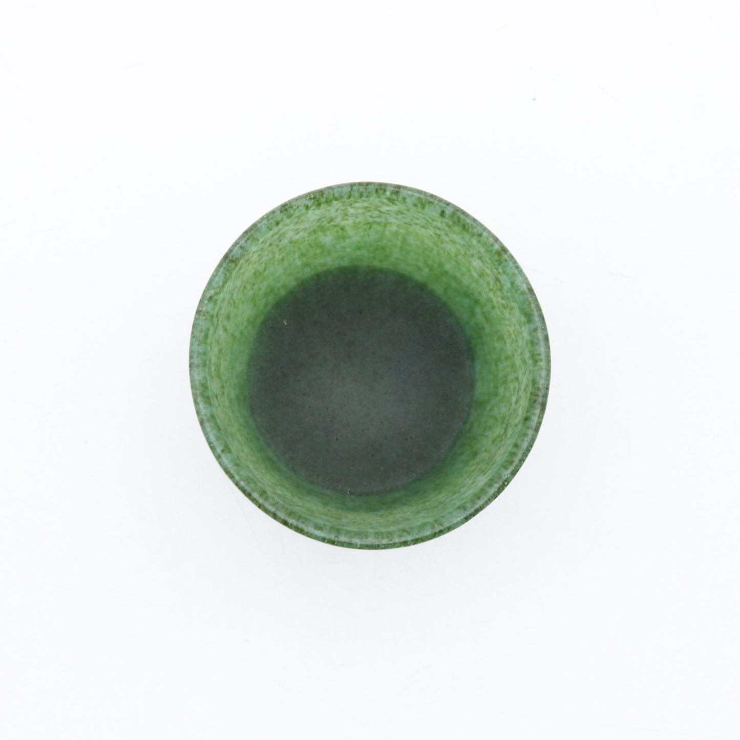 Cup_glass casting deep green_Yohei Goto