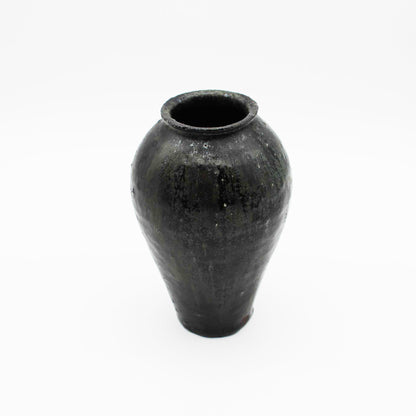 Vase Black Glaze C 604_Toru Hatta