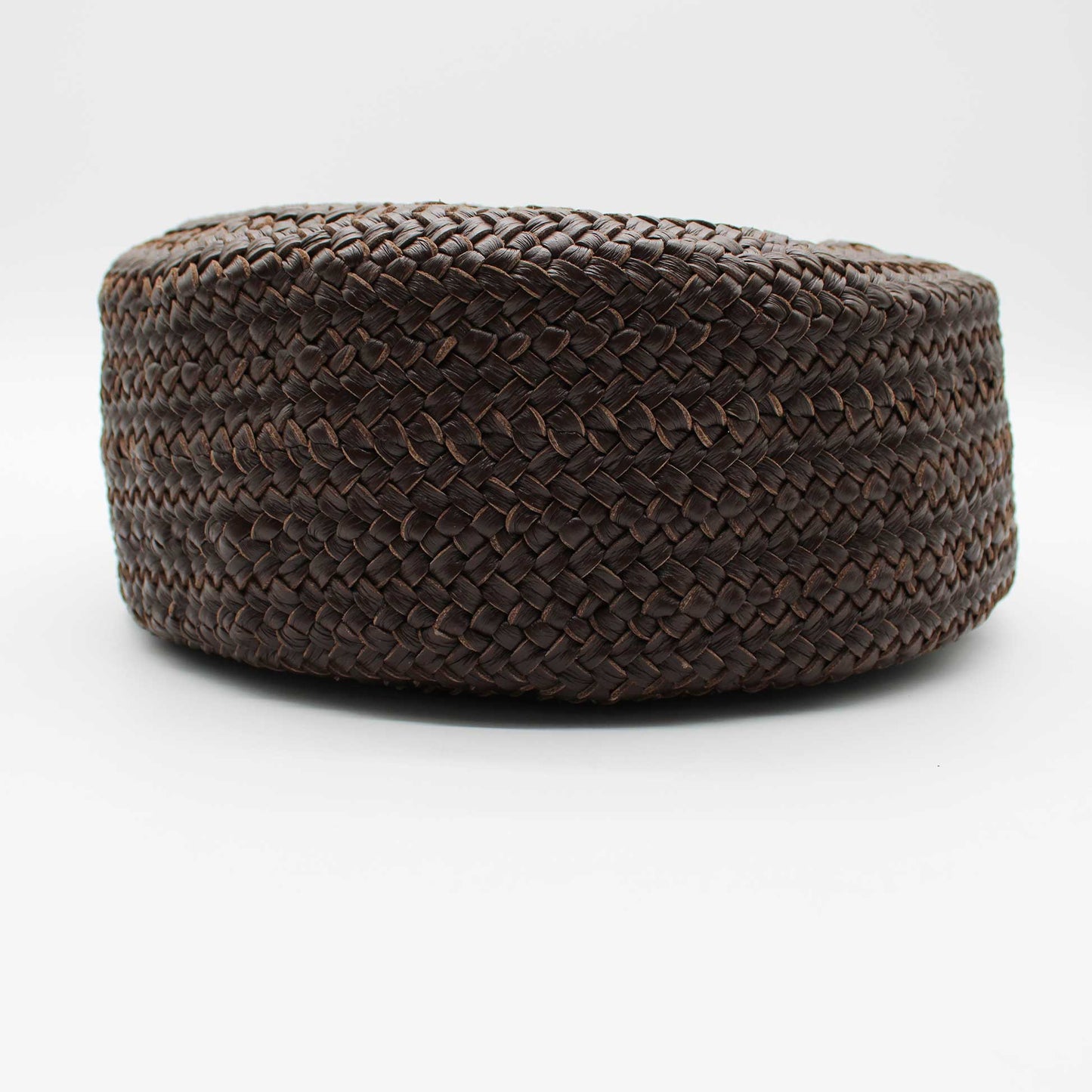 CIRCLE BASKET M DARK BROWN