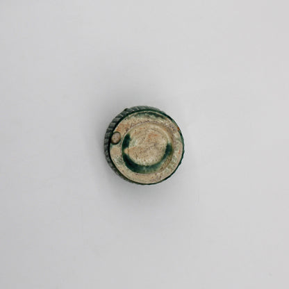 Oribe Glaze Faceted Cup 57A_Michikazu Sakai