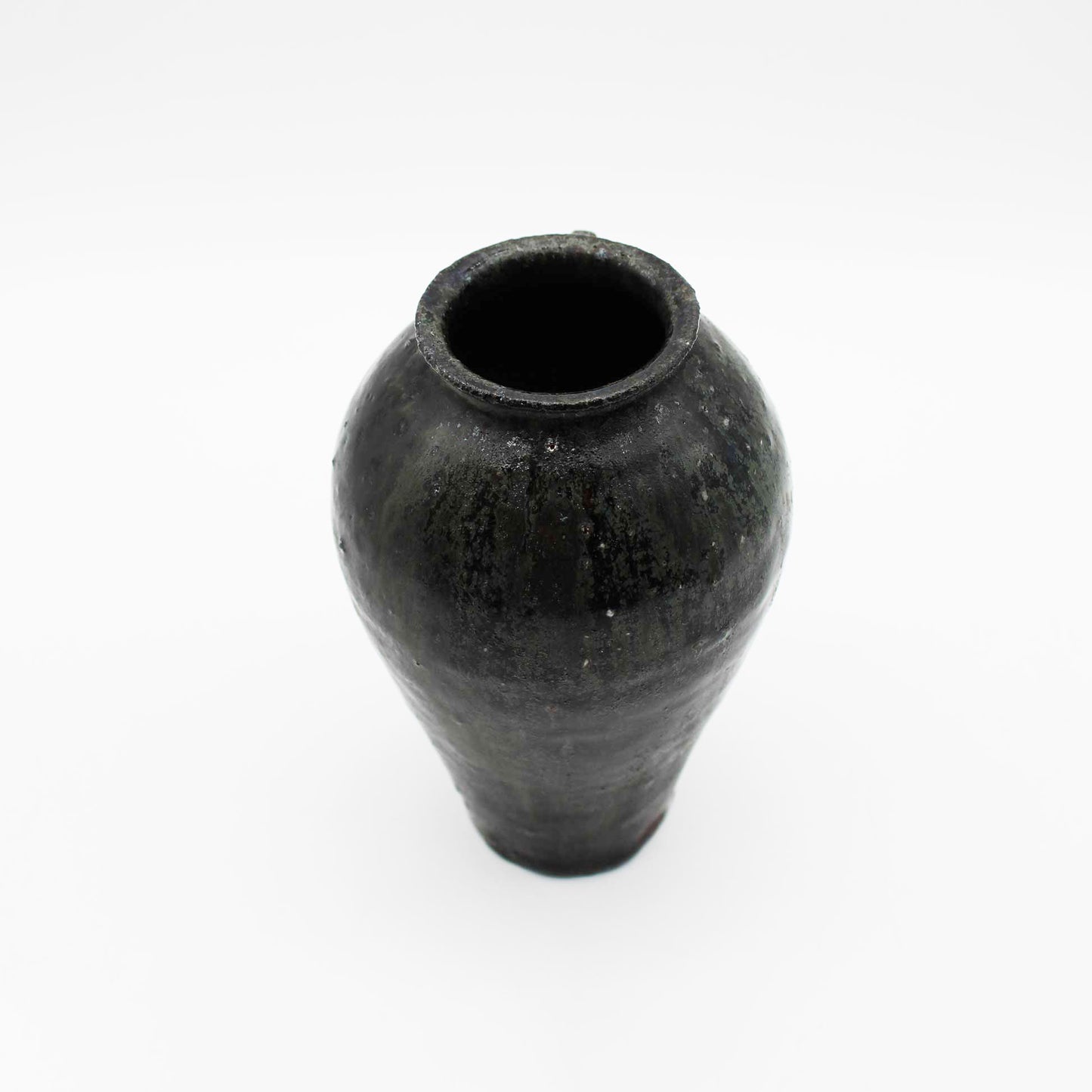 Vase Black Glaze C 604_Toru Hatta