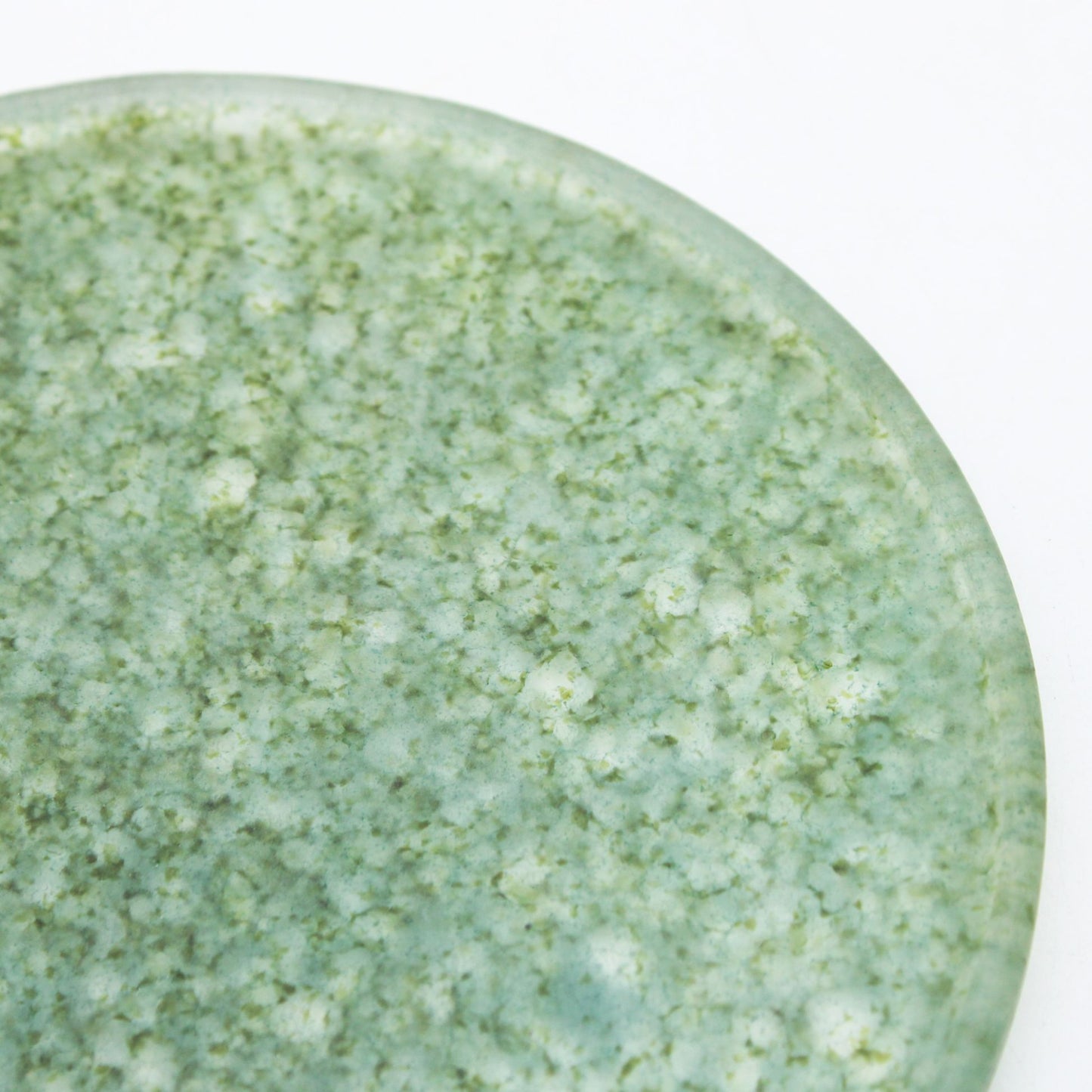 plate S _glass casting deep green_Yohei Goto