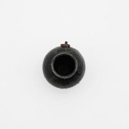 Vase Black Glaze C 604_Toru Hatta