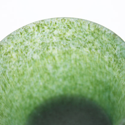 Cup_glass casting deep green_Yohei Goto