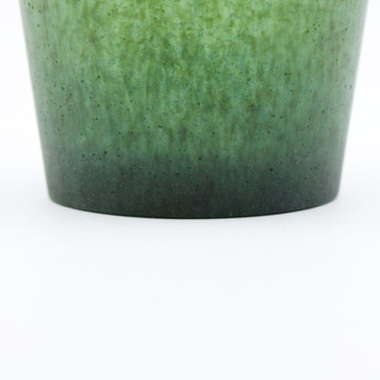 Cup_glass casting deep green_Yohei Goto