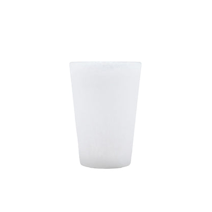 SAKE glass _glass casting white_Yohei Goto