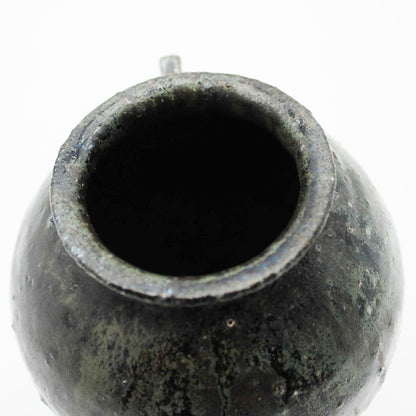 Vase Black Glaze C 604_Toru Hatta