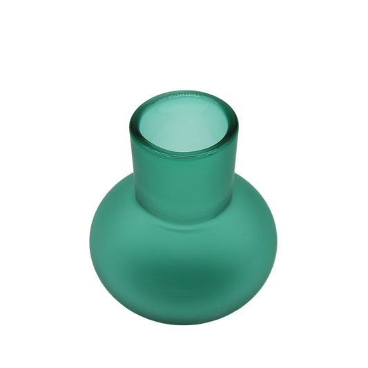 Frost vase Chimney Bluegreen