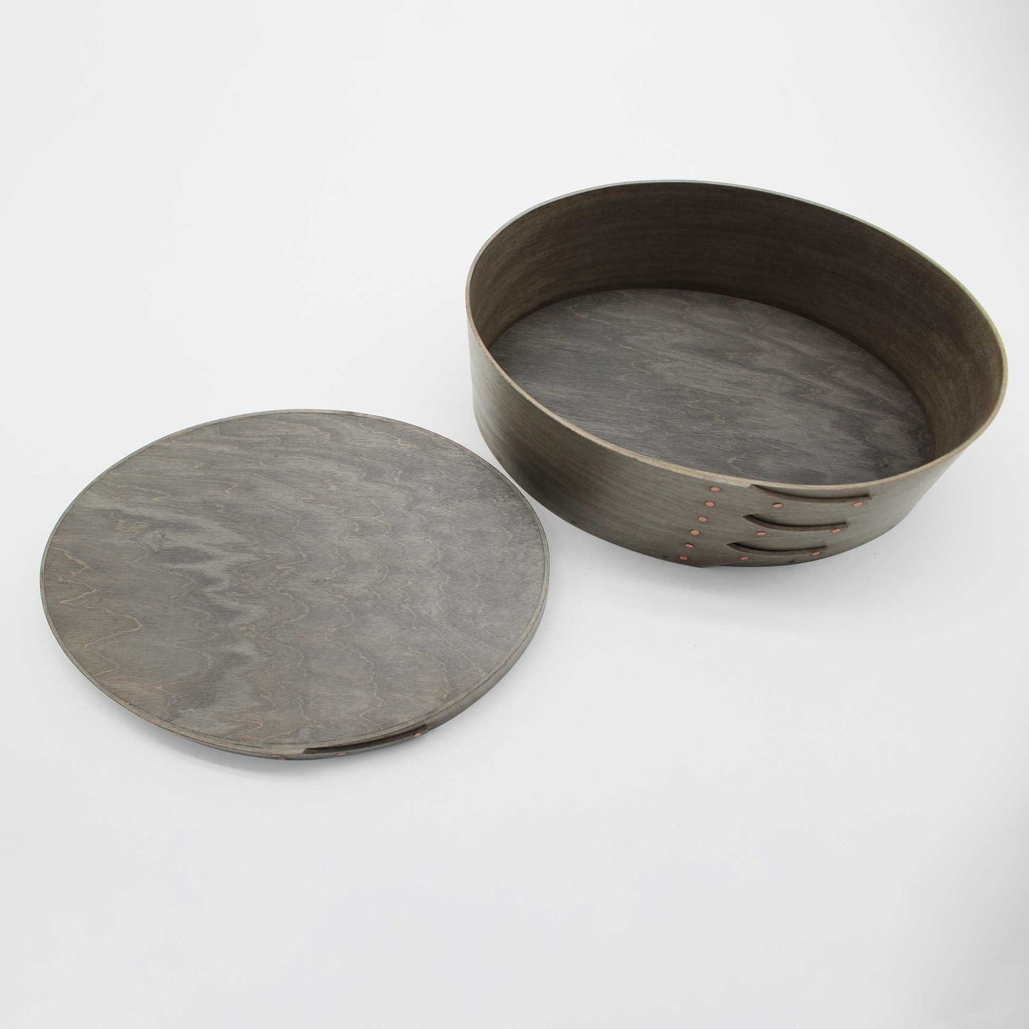 OVAL BOX R #4 Natural Dye