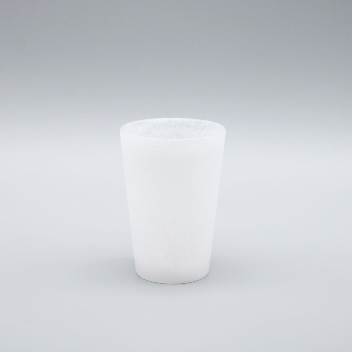 SAKE glass _glass casting white_Yohei Goto
