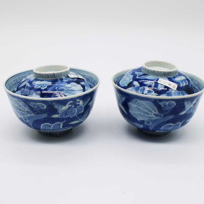 ANTIQUES Lidded Bowl D_512