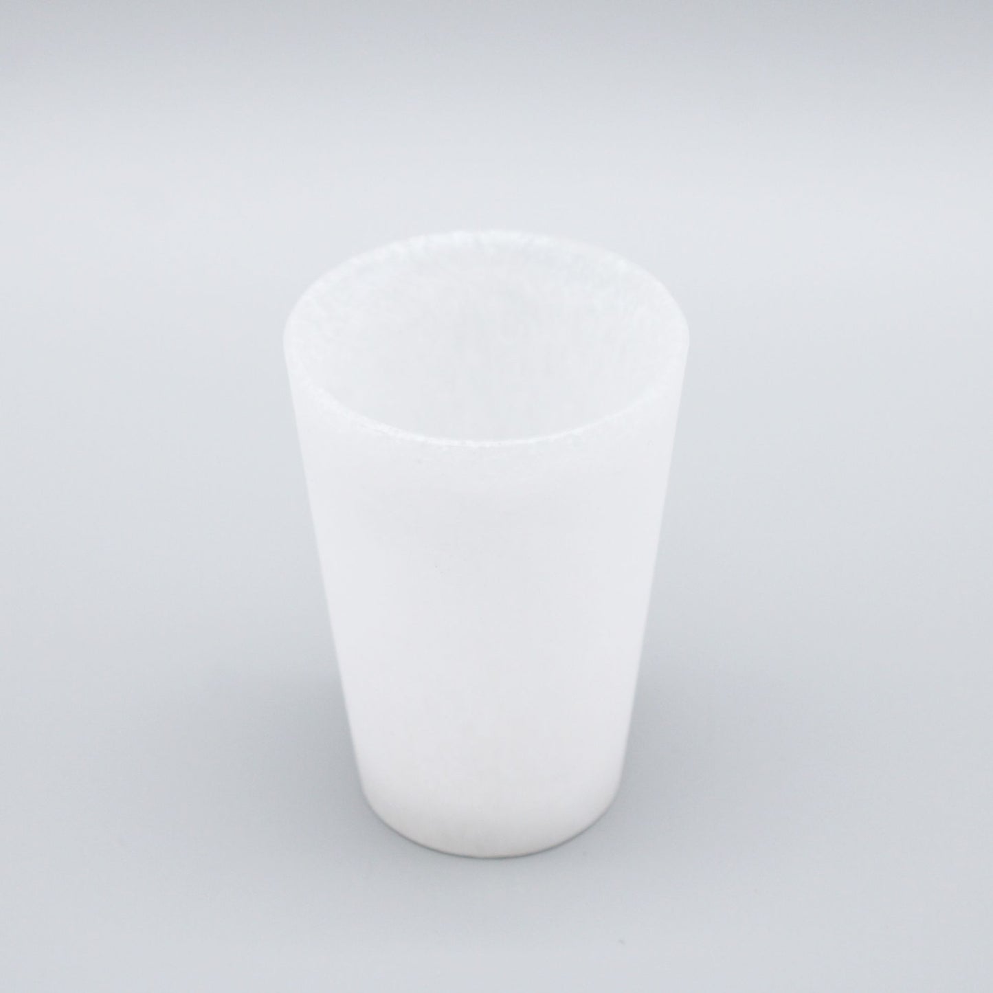 SAKE glass _glass casting white_Yohei Goto