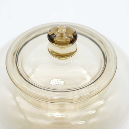 Lidded Bowl Amber_Taku Eiki