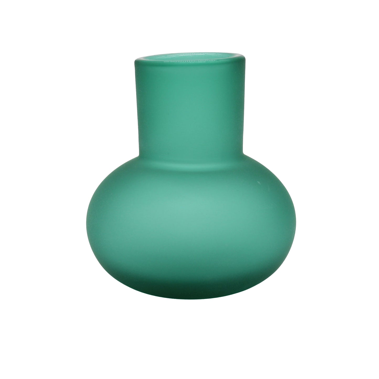 Frost vase Chimney Bluegreen