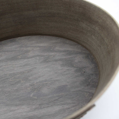OVAL BOX R #4 Natural Dye