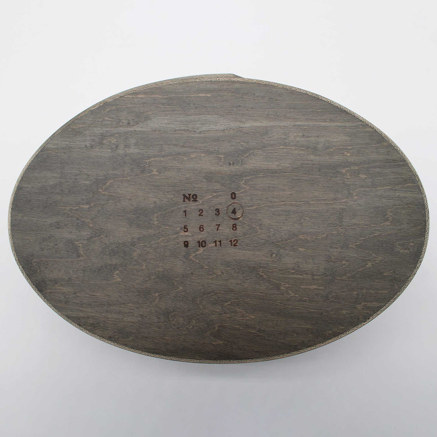 OVAL BOX R #4 Natural Dye