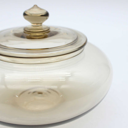 Lidded Bowl Amber_Taku Eiki