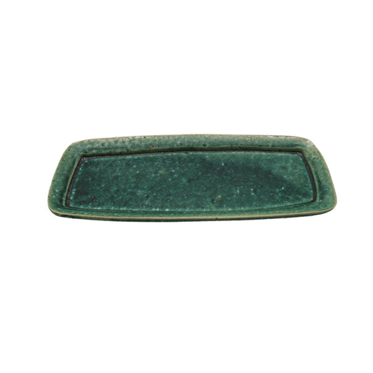 Rectangular plateOribe Glaze 603_Michikazu Sakai