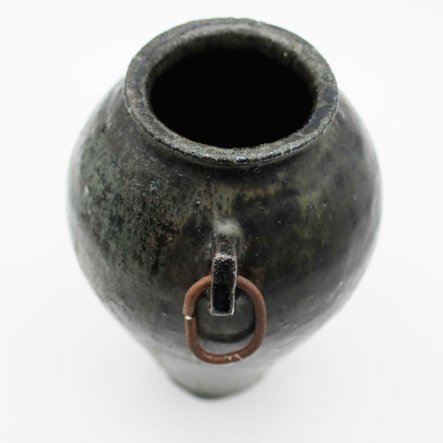 Vase Black Glaze C 604_Toru Hatta