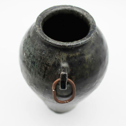 Vase Black Glaze C 604_Toru Hatta