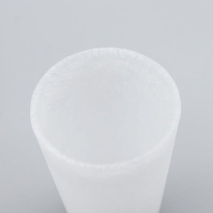 SAKE glass _glass casting white_Yohei Goto