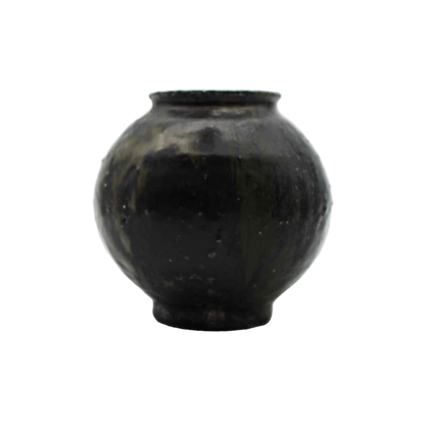 Vase Black Glaze C 604_Toru Hatta