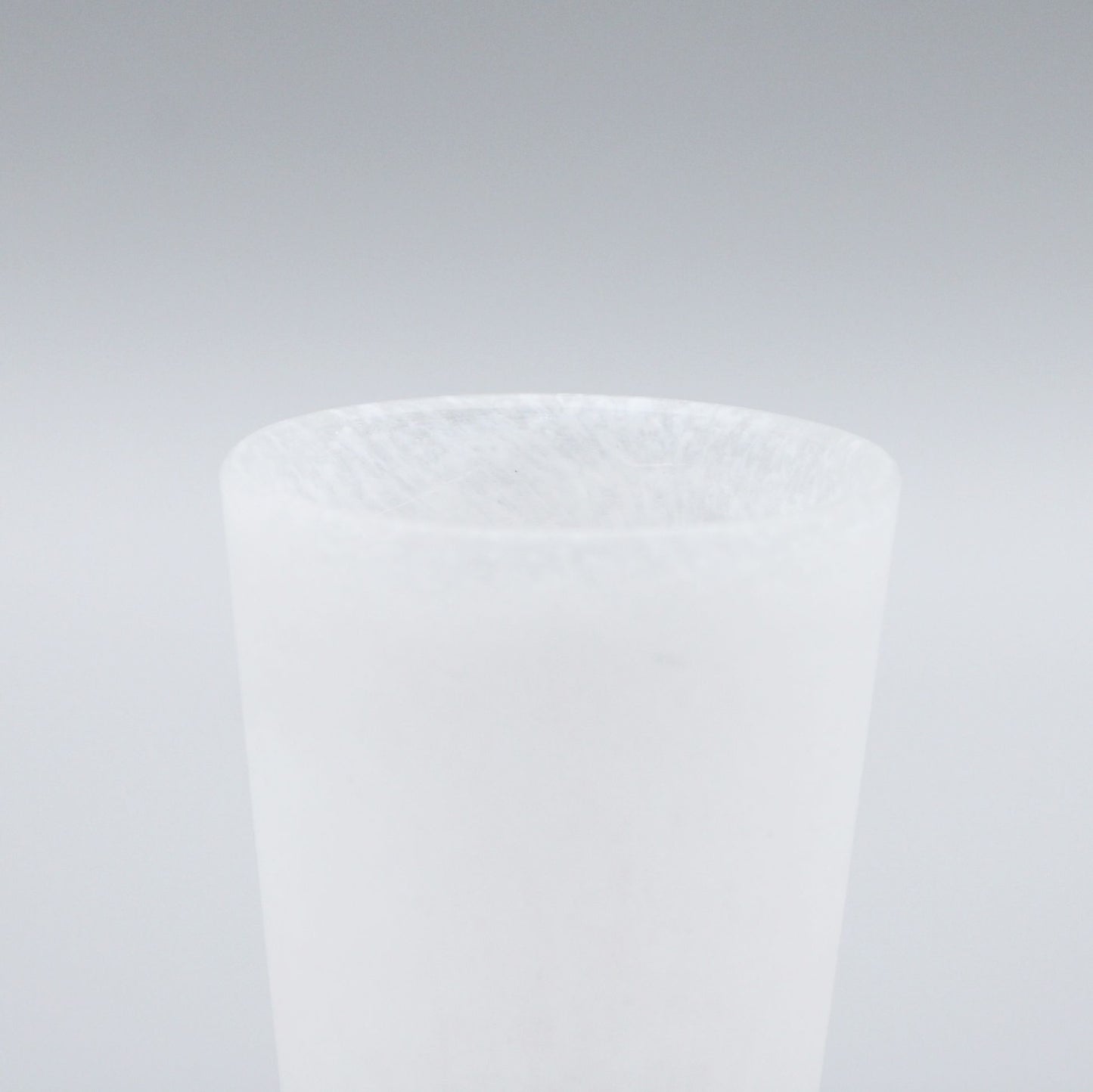 SAKE glass _glass casting white_Yohei Goto