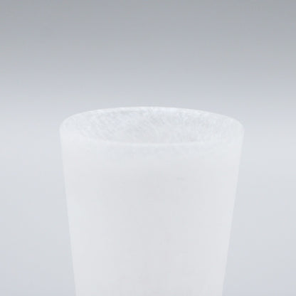 SAKE glass _glass casting white_Yohei Goto