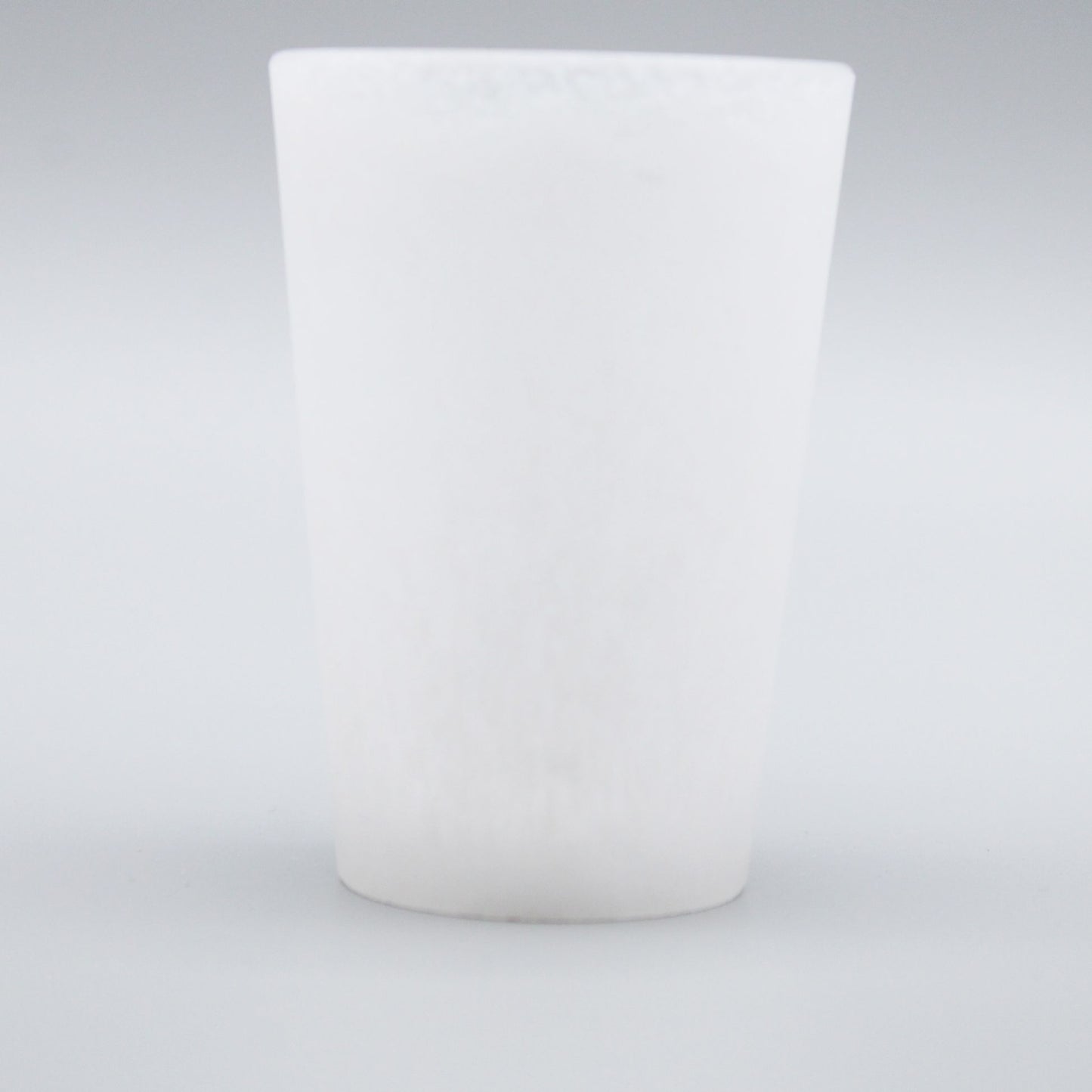 SAKE glass _glass casting white_Yohei Goto