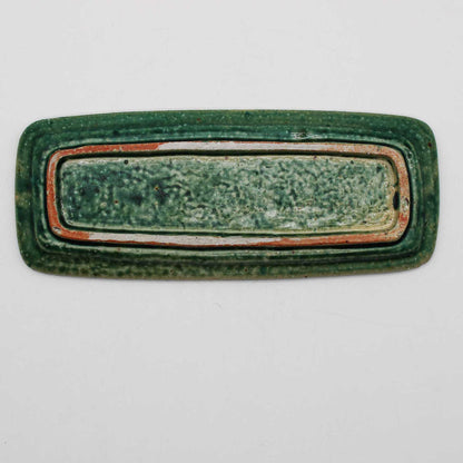 Rectangular plateOribe Glaze 603_Michikazu Sakai