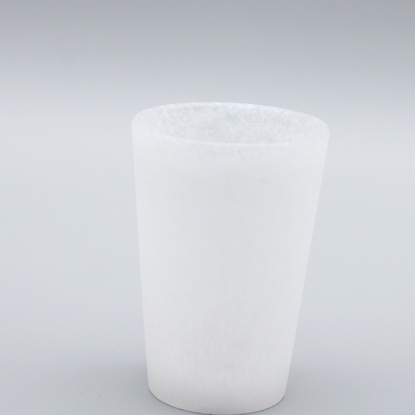 SAKE glass _glass casting white_Yohei Goto