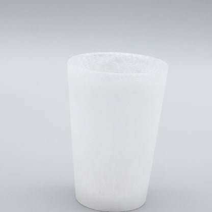 SAKE glass _glass casting white_Yohei Goto