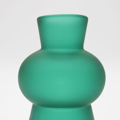 Frost vase Kofun Bluegreen