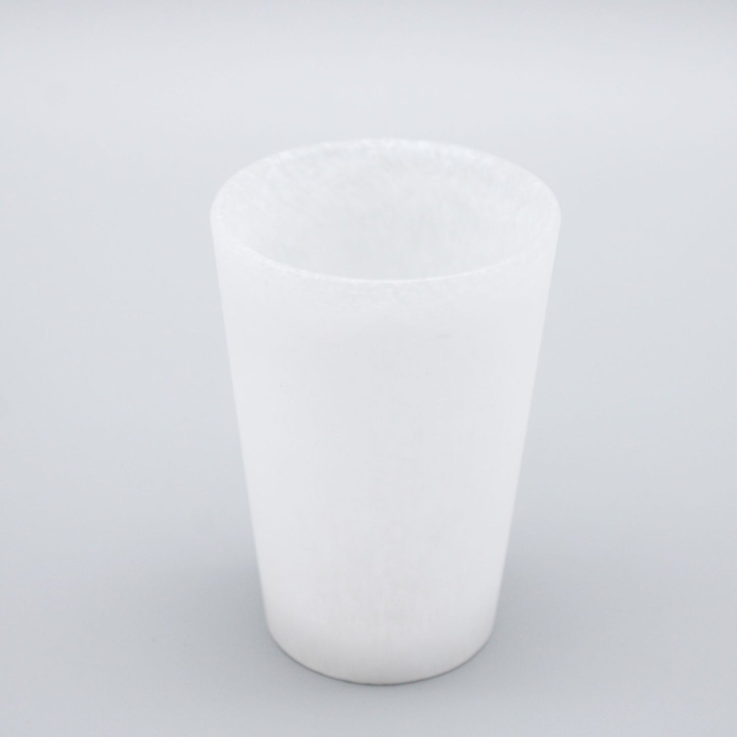 SAKE glass _glass casting white_Yohei Goto