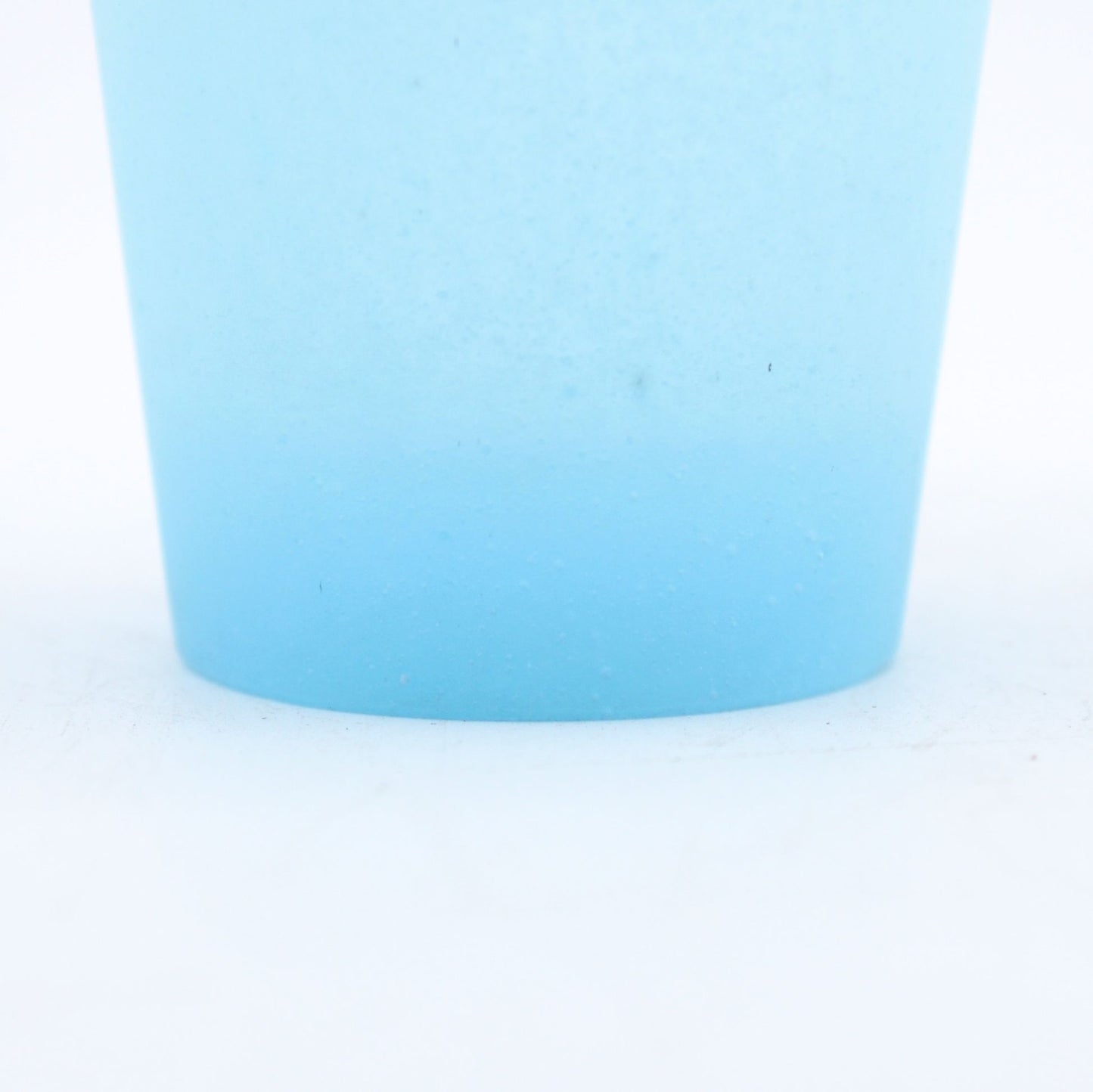 SAKE glass _glass casting blue_Yohei Goto