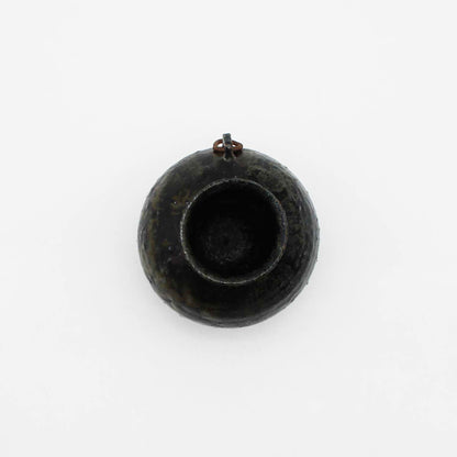 Vase Black Glaze C 604_Toru Hatta