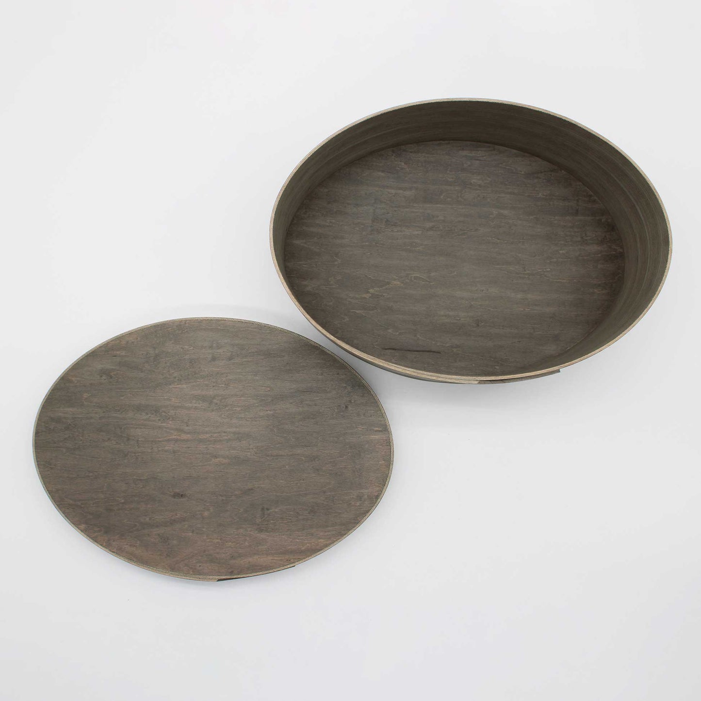 OVAL BOX R #6 Natural Dye