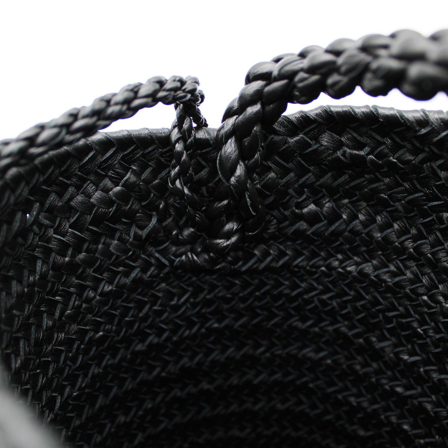 CYLINDER BASKET W handle BLACK