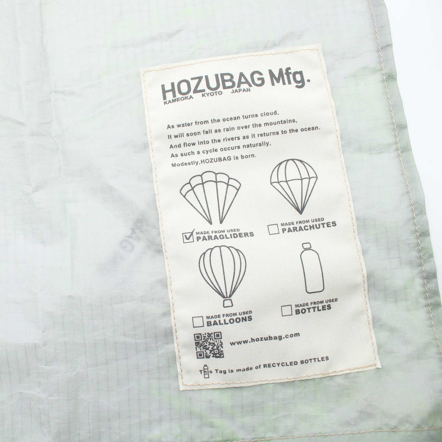 HOZU BAG FLAG FUROSHIKI 75x75