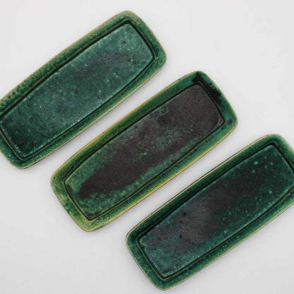 Rectangular plateOribe Glaze 603_Michikazu Sakai