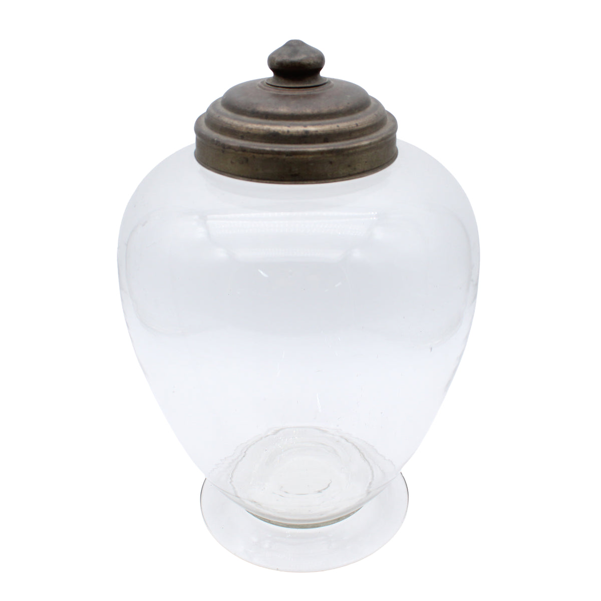 Vintage Glass Bin _65