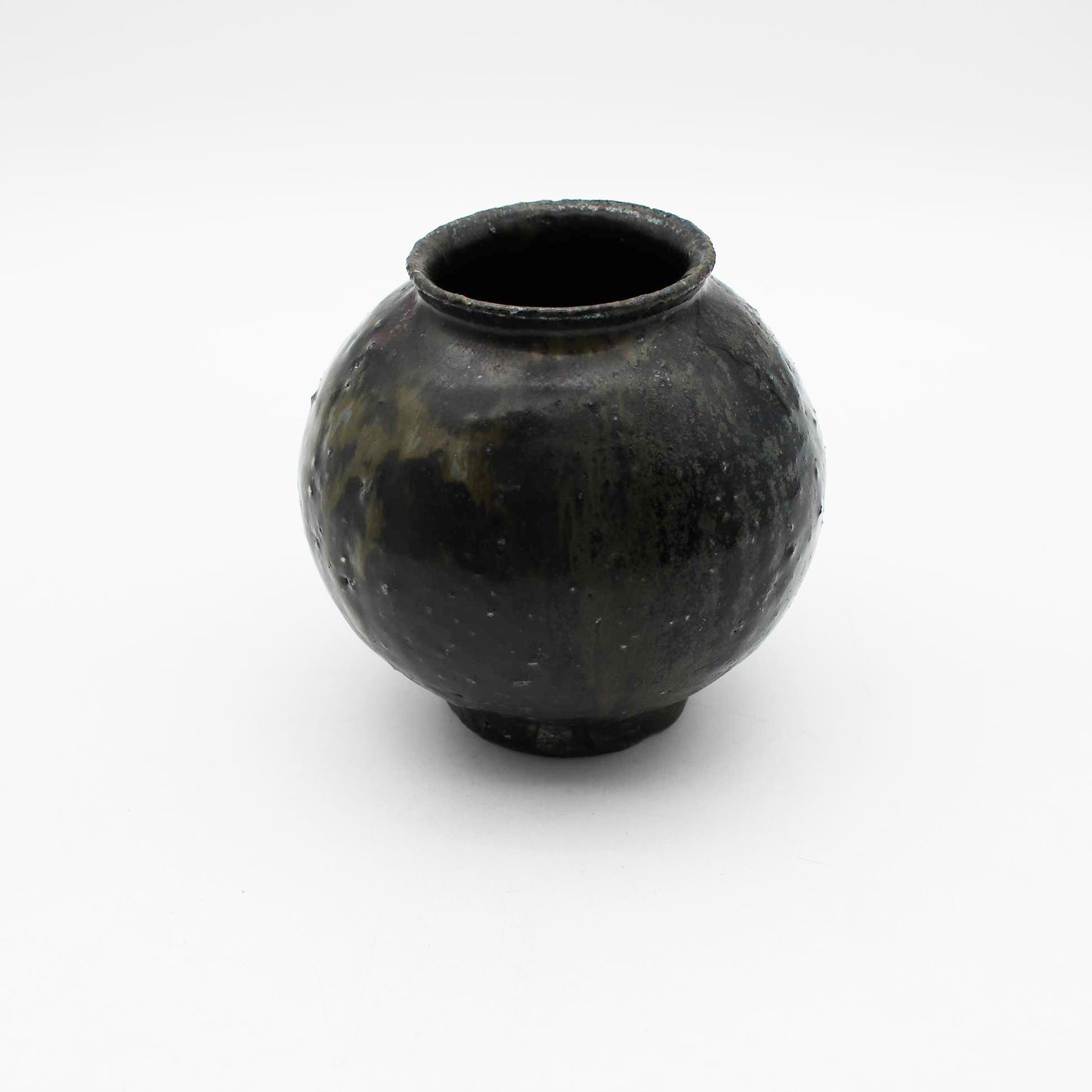 Vase Black Glaze C 604_Toru Hatta
