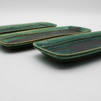 Rectangular plateOribe Glaze 603_Michikazu Sakai