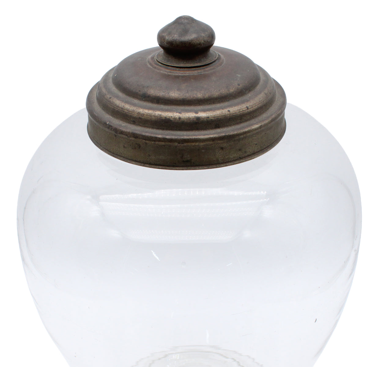 Vintage Glass Bin _65